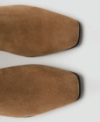 Mango Women's High-Leg Suede Boots