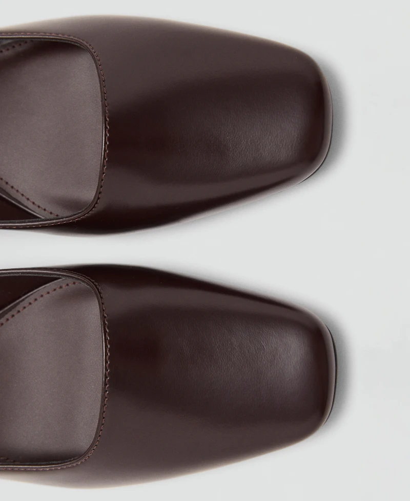 Mango Women's Ankle Strap Kitten-Heeled Shoes