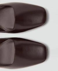 Mango Women's Ankle Strap Kitten-Heeled Shoes