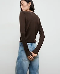 Mango Women's Cowl Neck Sweater