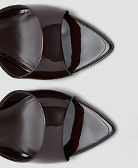 Mango Women's Patent Leather High-Heeled Sandals