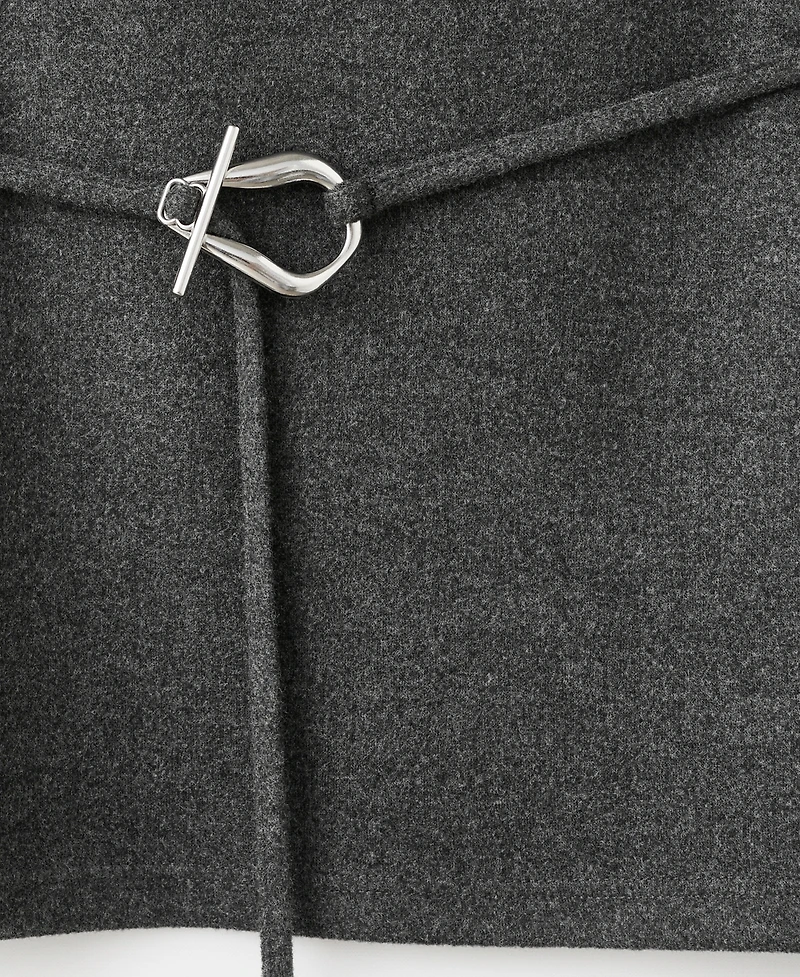 Mango Women's Belt Turtleneck Top