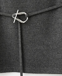 Mango Women's Belt Turtleneck Top