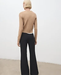 Mango Women's Knitted Button Cardigan