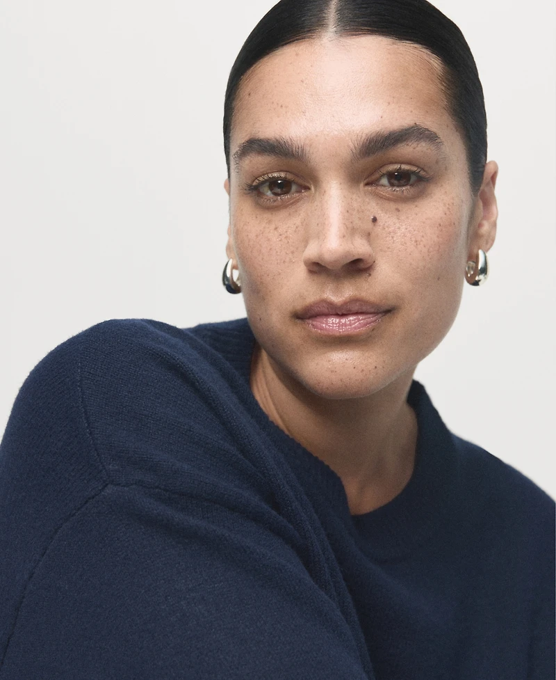 Mango Women's Round-Neck Knitted Sweater