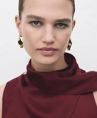 Mango Women's Foulard Satin Blouse