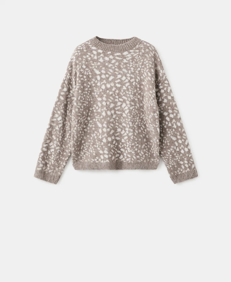 Mango Women's Animal Print Sweater
