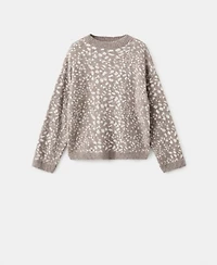 Mango Women's Animal Print Sweater