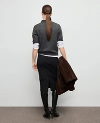 Mango Women's Midi Pencil Skirt