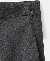 Mango Women's A-Line Wool-Blend Skirt