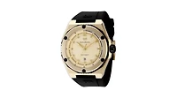 Technomarine Men's Tm- Coral Quartz 3 Hand Gold Dial Watch