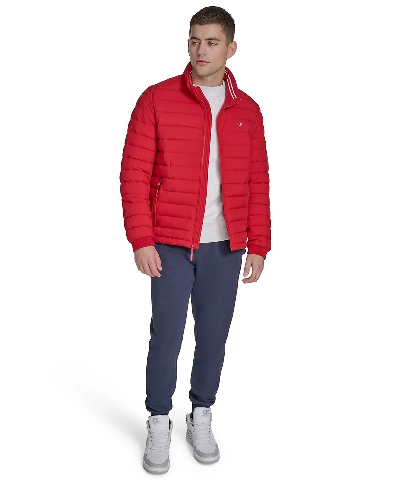 Champion Men's Quilted Long-Sleeve Jacket