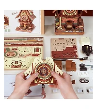 Flash Popup Diy 3D Moving Gears Puzzle - Cuckoo Clock - 435pcs