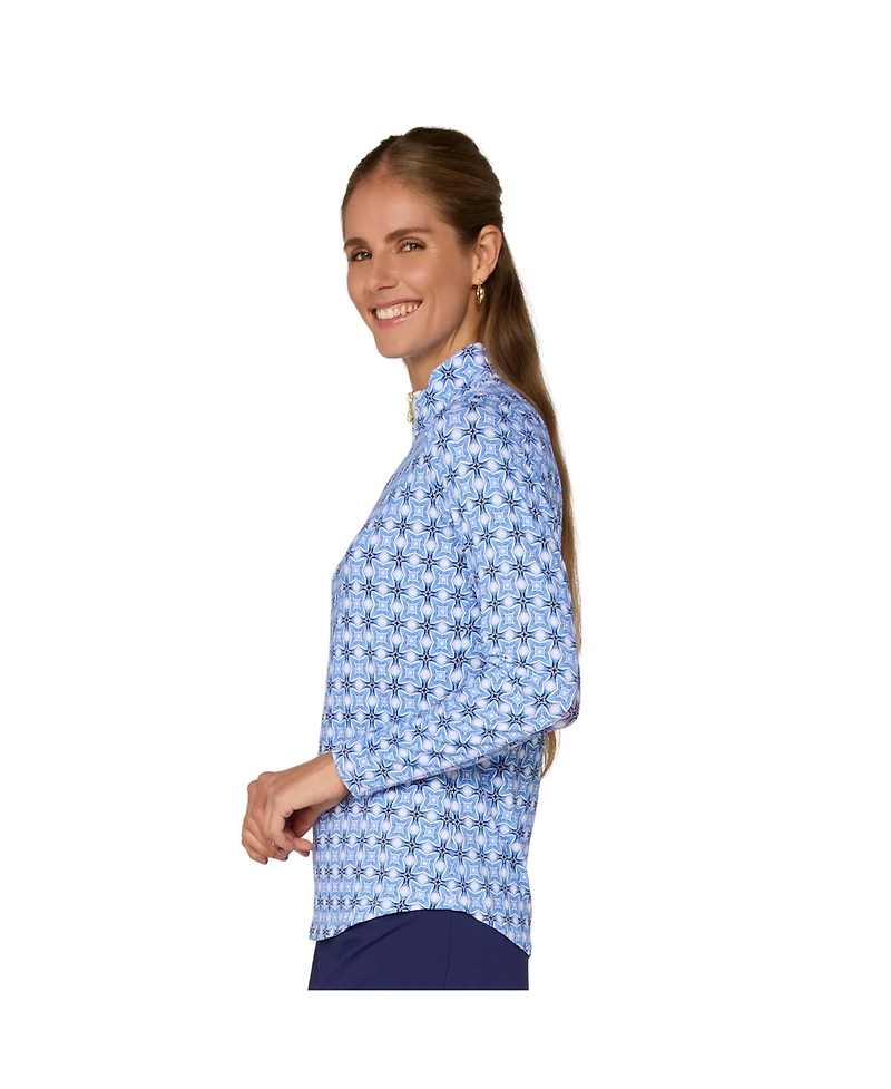 G Lifestyle Long Sleeve Mock Neck Top
