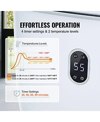 Ecooso 25L Towel Warmer Bucket with Auto Shut-Off, Fits 5 Oversized Towels, Blankets, Clothes & Bathrobes