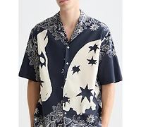 Scotch & Soda Men's Printed Short-Sleeve Shirt