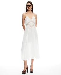 Lioness Women's Harmony Plunge Neck Midi Dress