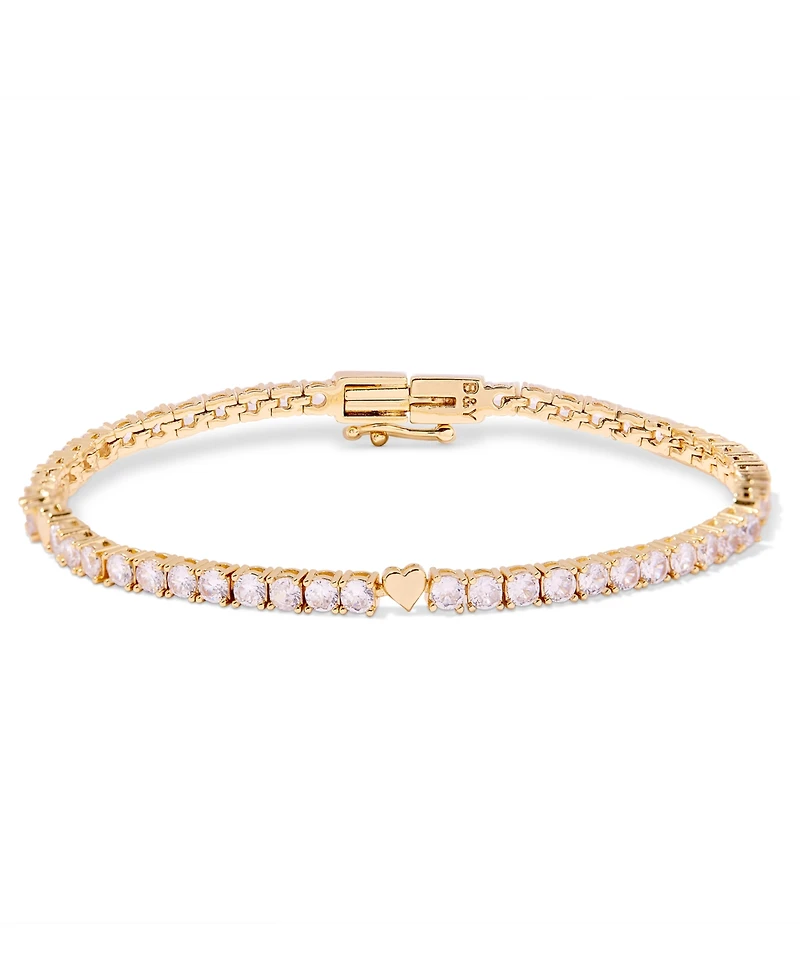 brook & york Coco Heart Tennis Bracelet
