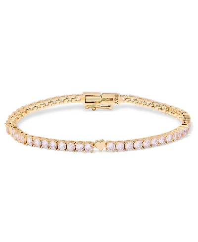 brook & york Coco Heart Tennis Bracelet