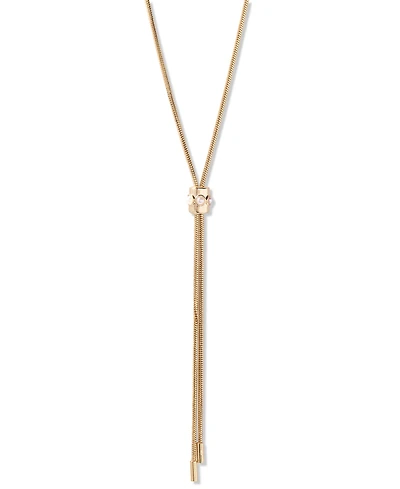 brook & york Gail Bolo Pearl Lariot Necklace