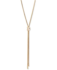 brook & york Gail Bolo Pearl Lariot Necklace