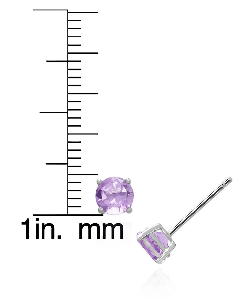 Macy's 2-Pc. Multi-Stone Pendant Necklace & Earrings Set (2.42 ct. t.w.) in Sterling Silver