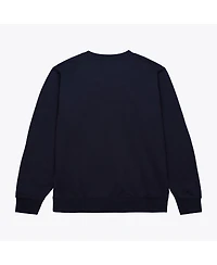 Men's Navy Michigan Wolverines Half Time Fleece Sweatshirt