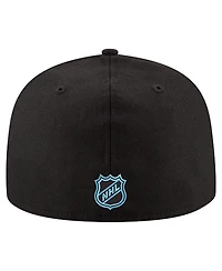 New Era Men's Black Utah Mammoth Core 59FIFTY Fitted Hat