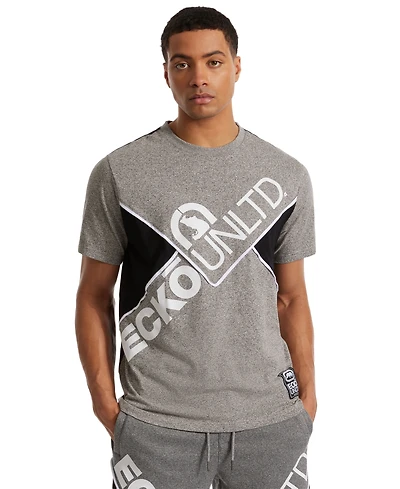 Ecko Unltd Men's Geometric Graphic Print T-Shirt