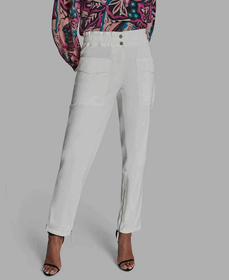 Bcbg Women's Patch Pockets Mid-Rise Pants