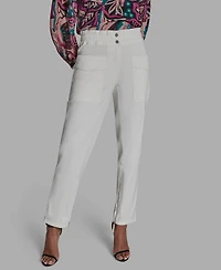 Bcbg Women's Patch Pockets Mid-Rise Pants