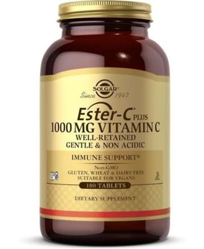 Solgar Ester C Plus Vitamin C Ester C Ascorbate Complex 1000 Mg 180 Tabs