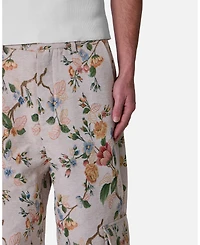 mnml Men's Men'sJacquard Rose Cargo Pants