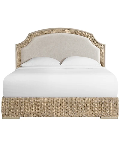 Furniture 63" Sirena Wood King Upholstered Bed