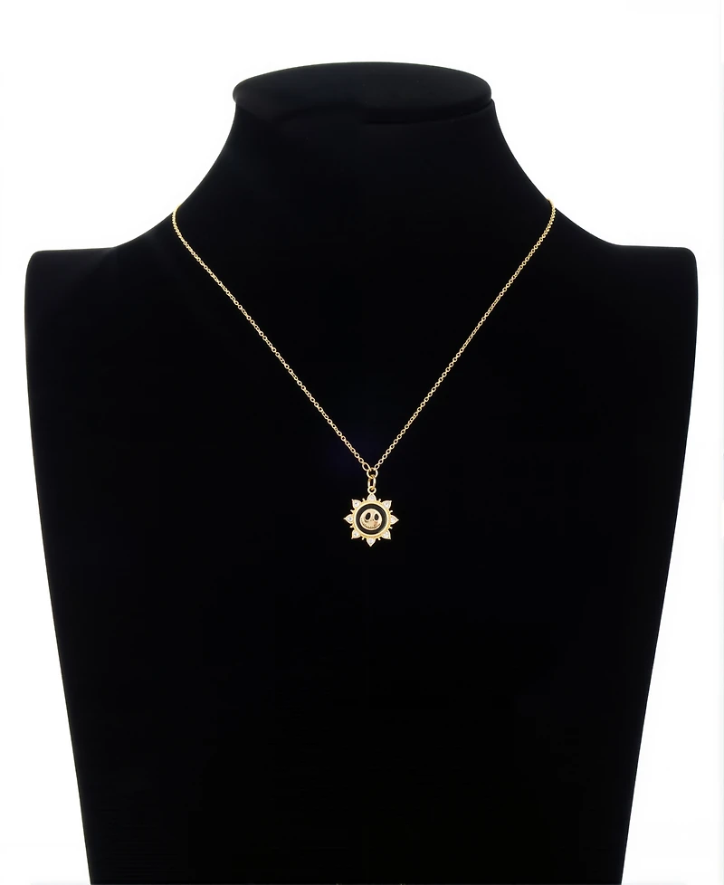 Disney Nightmare Before Christmas Crystal Pendant Necklace