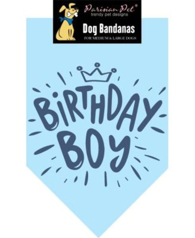 Parisian Pet Brithday Boy Dog Bandana