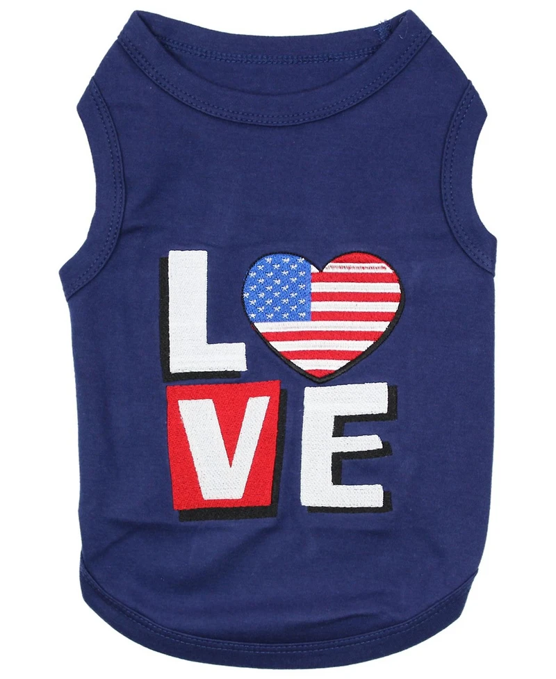 Parisian Pet Love Usa Dog and Cat Tee