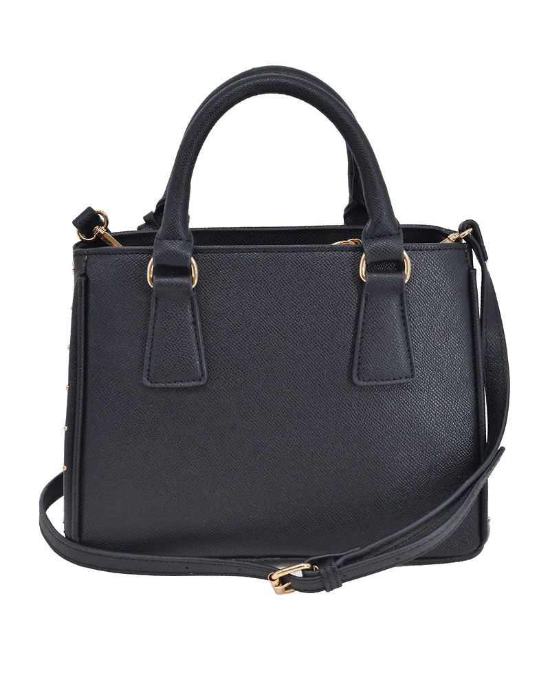 Bebe Women's Sagan Studded Small Satchel Bag