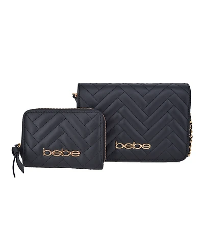Bebe Women's Sophia Mini Crossbody Bag with Wallet