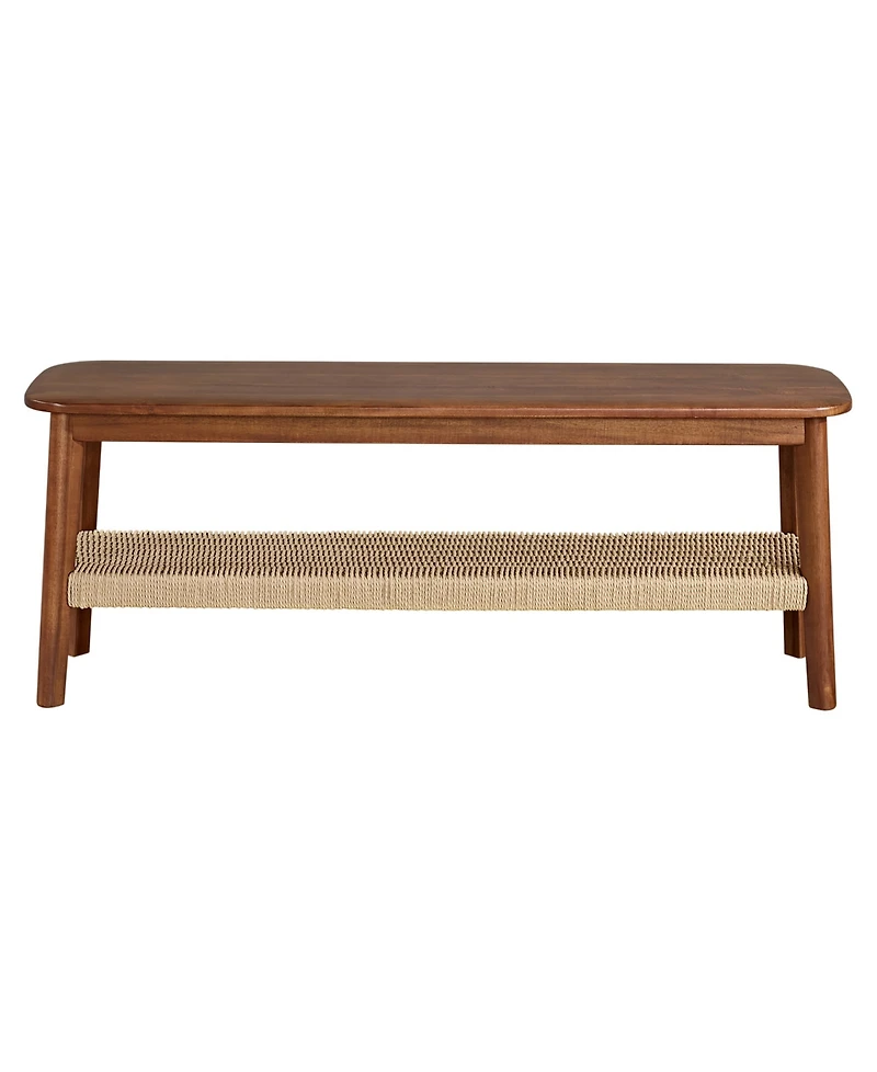 Alaterre Furniture 48" Acacia Wood Calais Bench