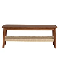 Alaterre Furniture 48" Acacia Wood Calais Bench