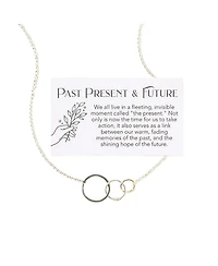 Uncommon Goods Beth Lawrence Past Present Future Sterling Silver Necklace