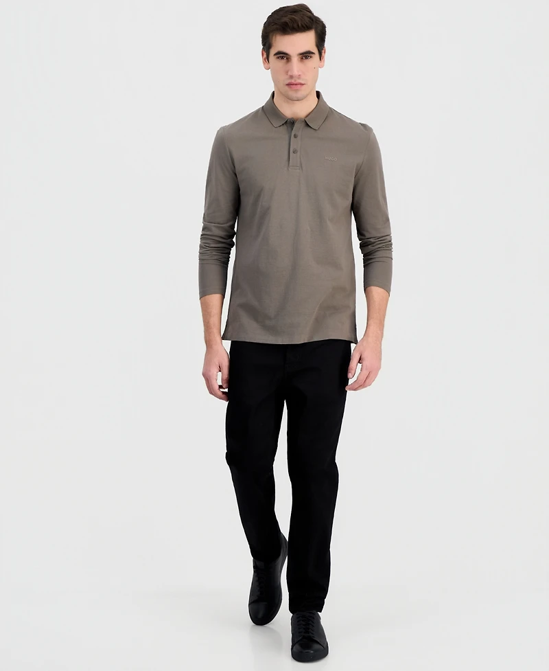 Hugo Boss Men's Donoslong Long-Sleeve Polo Shirt