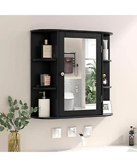 Multipurpose Mount Wall Surface Bathroom Storage Cabinet Mirror