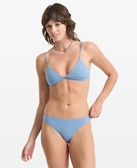 Volcom Juniors Simply Seamless V Neck Swim Top Bottoms
