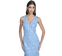 Eliza J Women's V-Neck Midi Dress