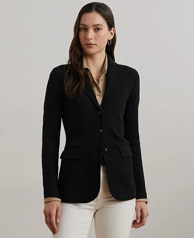 Lauren Ralph Sweater-Knit Blazer