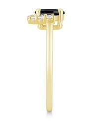 Macy's Amethyst (3/4 ct. t.w.) and White Diamond (1/20 Ring 10k Gold