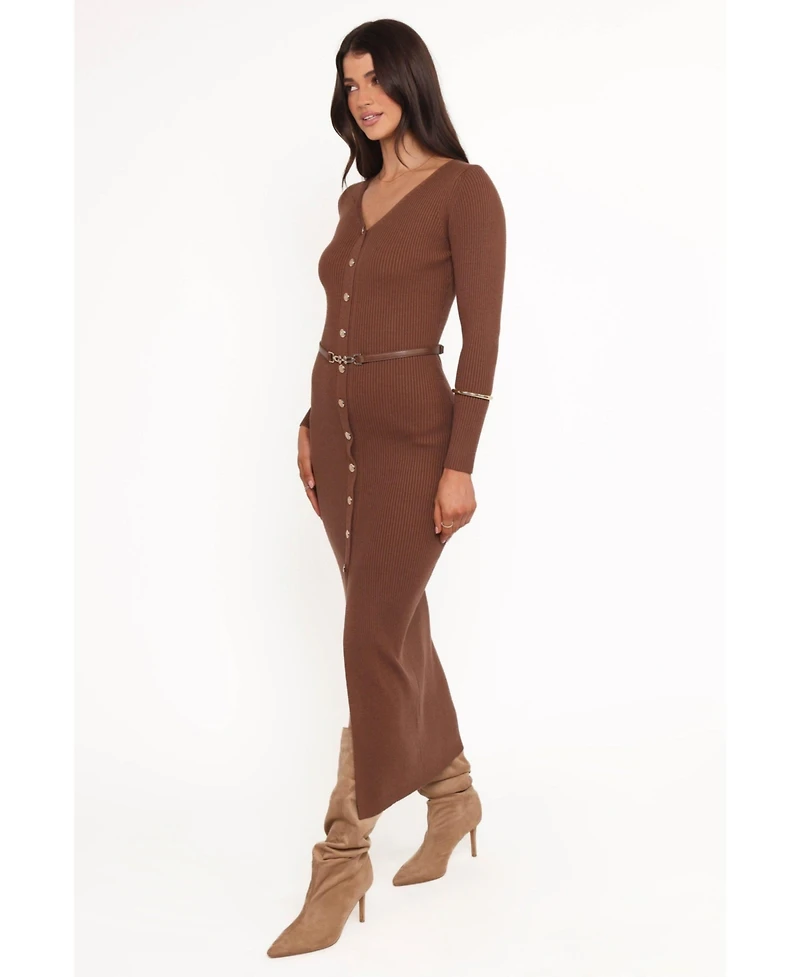 Petal and Pup Women's Brydie Long Sleeve Midi Dress