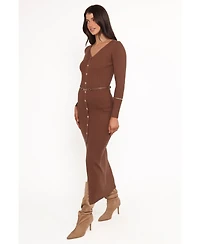 Petal and Pup Women's Brydie Long Sleeve Midi Dress